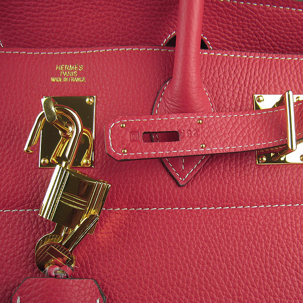 Cheap Hermes Birkin 42cm Replica Togo Leather Bag Red 6109